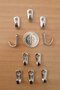 Small Hanger Nickel Decorative Single Jewelry Hanger Accessory 10 Pieces - 4