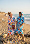 Surf Summer Poncho Hooded Bathrobe Beach Towel - 5