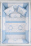Baby Sleeping Set Duvet Cover Set 60X120 Crown Blue - 2