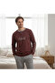 Men's Cotton Collared Buttoned Pocketed Gift Bundle and Dowry Set with Coffee Patterned Color Pajama Set a - 2