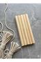 Hobi Macramé Knitted Round Wooden Sticks - 5 Pieces 50 cm Length 2 cm Diameter Wooden Sticks - 2
