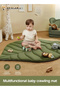 New Baby Play Gym & Activity Mat,Infant Activity Center with 6 Detachable Toys - 5