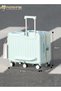 Kids Luggage Ride-On Suitcase, ABS Hard Shell Trolley Case with Cup Holder & Side Hook - 4