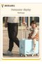Kids Luggage Ride-On Suitcase, ABS Hard Shell Trolley Case with Cup Holder & Side Hook - 3