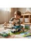 Educational Light Up Blue Camper Set 298 Pieces, Compatible - 2