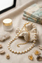 Baroque Pearl Gold Ball Necklace - 2