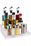 Pantry Organization and Storage Clear Plastics Spice Rack Organizer for Cabinet & Countertop 10.5" - 3