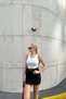 U Neck Accessory Detailled Tank Top