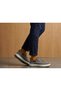26Y514 Men's Gray White Design Thick Light Sole Walking Orthopedic Mesh Daily Sneaker Sports Shoes - 2