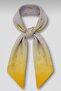 Scarf Bandana Chiffon 70X70 Yellow Birds Pattern Yellow Birds - 4
