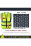 AUTO FAMILY High Visibility Safety Vests with Reflective Strips XXL– (Pack of 15) - 2