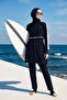 Esila H-Per Black 6 Piece Full Hijab Swimsuit Set 3125