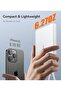 PebbleLink Power Bank With Built-in USB-C Cable,10,000mAh, 22.5W iPhone,Android, White (No-Wireless) - 6