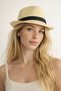 Premium Straw Fedora Hat Unisex - Band Detail Michael Jackson - 6