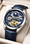 Leather Cord Automatic Mechanism Men's Wristwatch, with Bracelet Gift Laci Sdslz010 - 3