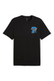 Graphic Erkek Siyah Günlük Stil T-Shirt 69177601 - 4
