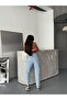 High waist button detailed mom jeans - 3