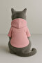 Hooded Sweatshirt Dog And Cat Outfit - Plain Pink - Size M