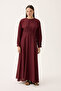 Laced Zeren Dress Burgundy - 3
