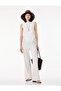Beli Lace-Up Wrinkled Fabric Wide-Leg Trousers