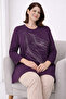 Women's Combed Cotton Tunic for Middle Age and Above Mothers 4743 - 5