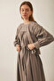Kayra Vest Dress Set Mink