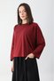 Cotton Long Sleeve T-Shirt Red - 2