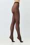 Thin 40 Opaque 2-Piece Pantyhose Ecru/Brown - 4
