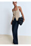 Jacket Vest with Linen Fabric - 7
