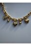 Steel Charm Heart Bracelet, Tarnish Resistant. 22cm Adjustable. - 4