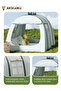 Dinosaur Shaped Kids Play Tent, Instant Setup Pop-Up Playhouse with Mesh Windows and Carry Bag - 7