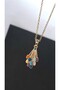 Steel Necklace with Colorful Enameled Balloon Figure - 3