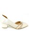Gold Satin 41 42 Large Size Women's Shoes