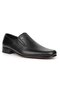 3603 Men's Black Leather Genuine Leather Shoes