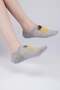 Women's Cotton Single No Show Socks Gray - 4