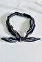 FABRIC STRIPED BOWL HAIR BAND - 3