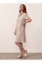 Guipure Midi Dress (with Pockets) Mink - 2
