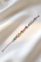 Steel Color Crystal Stone Gema Bracelet Silver Color - 3
