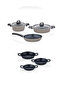 Taç Serana 5-Piece Cookware Set and Triton Döküm 3-Piece Pan Set
