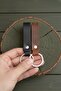 2Pcs Genuine Leather Keychain Fashion Keychain Real Leather Keychain - 2