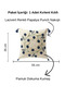 Colorful Acacia Punch Embroidered Tasseled Decorative Throw Pillow Cover Cotton 42 X 42 cm - 2