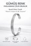 Ayetel Kursi Written Steel Bracelet for Men and Women – Adjustable Curved Bar Stylish and Meaningful Design