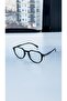 50-21-148 Square Oval Bone Transparent Women Men Unisex Blue Light Protection Screen Goggle Glasses - 5
