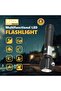 مصباح يدوي LED طراز DX2335، متعدد الوظائف، مقاوم للماء وقابل للتكبير - 4
