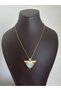 Steel Eye Detailed Zircon Stone Women's Necklace 45+5 cm