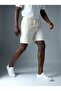 Men's Raw Linen Relaxed Fit Elastic Waist Linen Shorts K4003Kş - 8