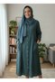 Muslin Mother's Dress Is Long, Wide-Cut, and Suitable for Wearing with Hijab.