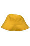 Yellow Cotton Bucket Hat Yellow Cotton Summer Solid Color Unisex Bucket Hat - 4