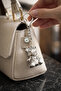 Cute Teddy Bear Figured Keychain – Silver Shiny Metal Premium Design Stylish & Gift-Worthy Keychain - 2
