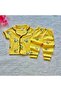 Bi̇dunyabebe Chick Patterned 2-Piece Baby Pajama Set - 100% Cotton - 4